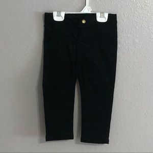 NWT First Wave Corduroy Black Pants.